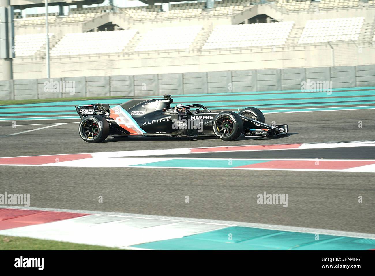 14.12.2021, Yas Marina Circuit, Abu Dhabi, Formula 1 test drives, in