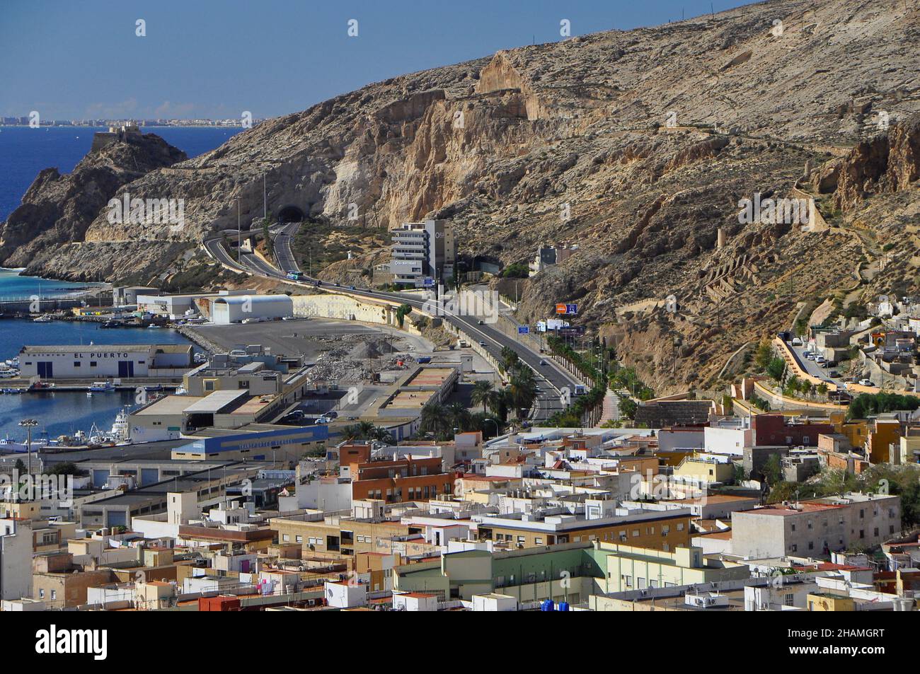 City views Almeria Andalucia Spain Stock Photo
