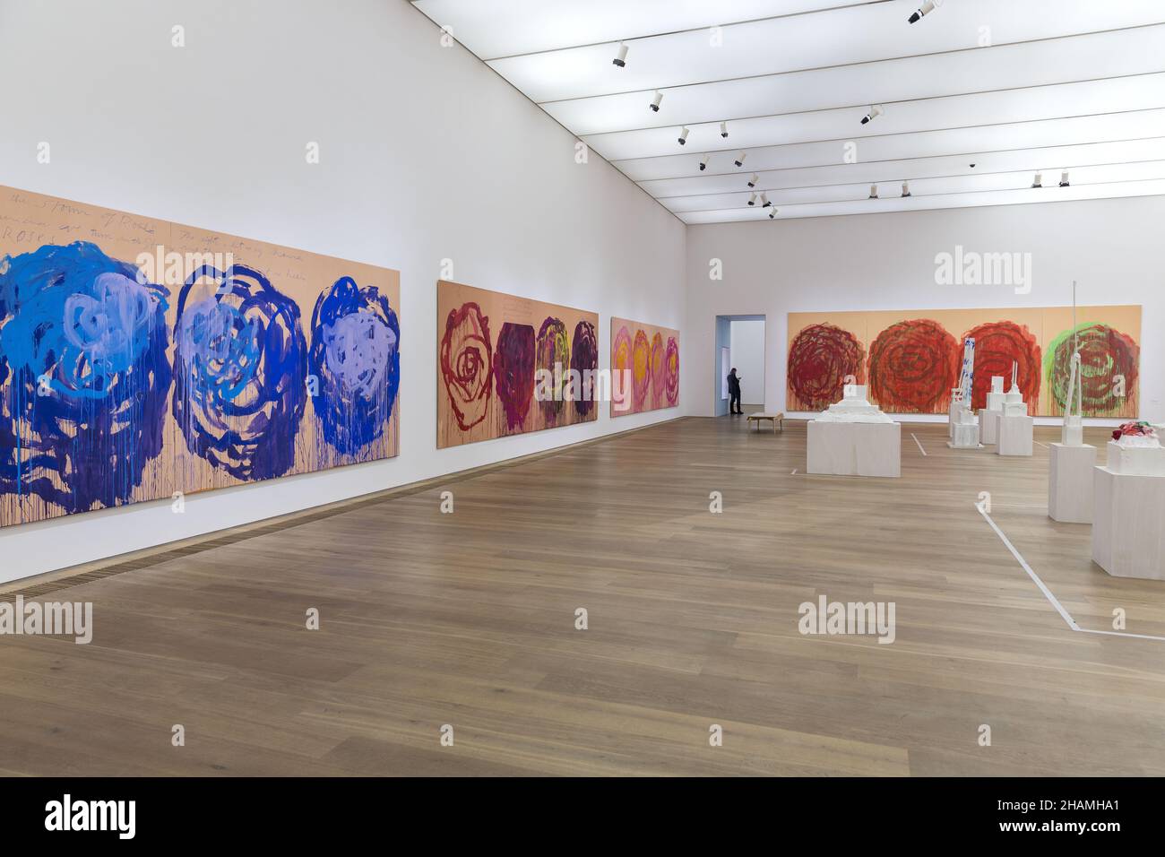 Cy Twombly paintings Stock Photo