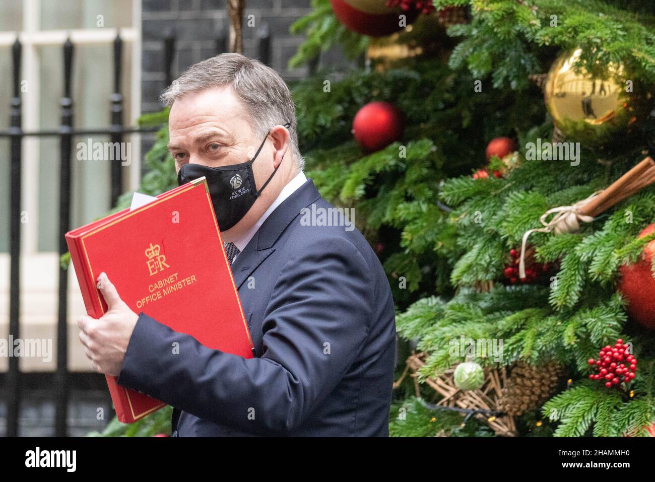 London, UK. 14th Dec, 2021. Nigel Adams, Minister of State (Cabinet Office), leaves a cabinet meeting at 10 Downing Street London. Credit: Ian Davidson/Alamy Live News Stock Photo