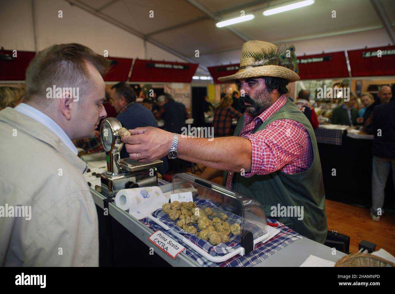 Truffle Fair at Alba, Piedmont, Italy Stock Photo Alamy