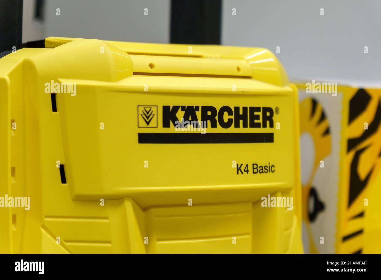 Tyumen, Russia-December 02, 2021: Karcher logo is a German company that  operates worldwide and is known for its high pressure cleaners Stock Photo  - Alamy