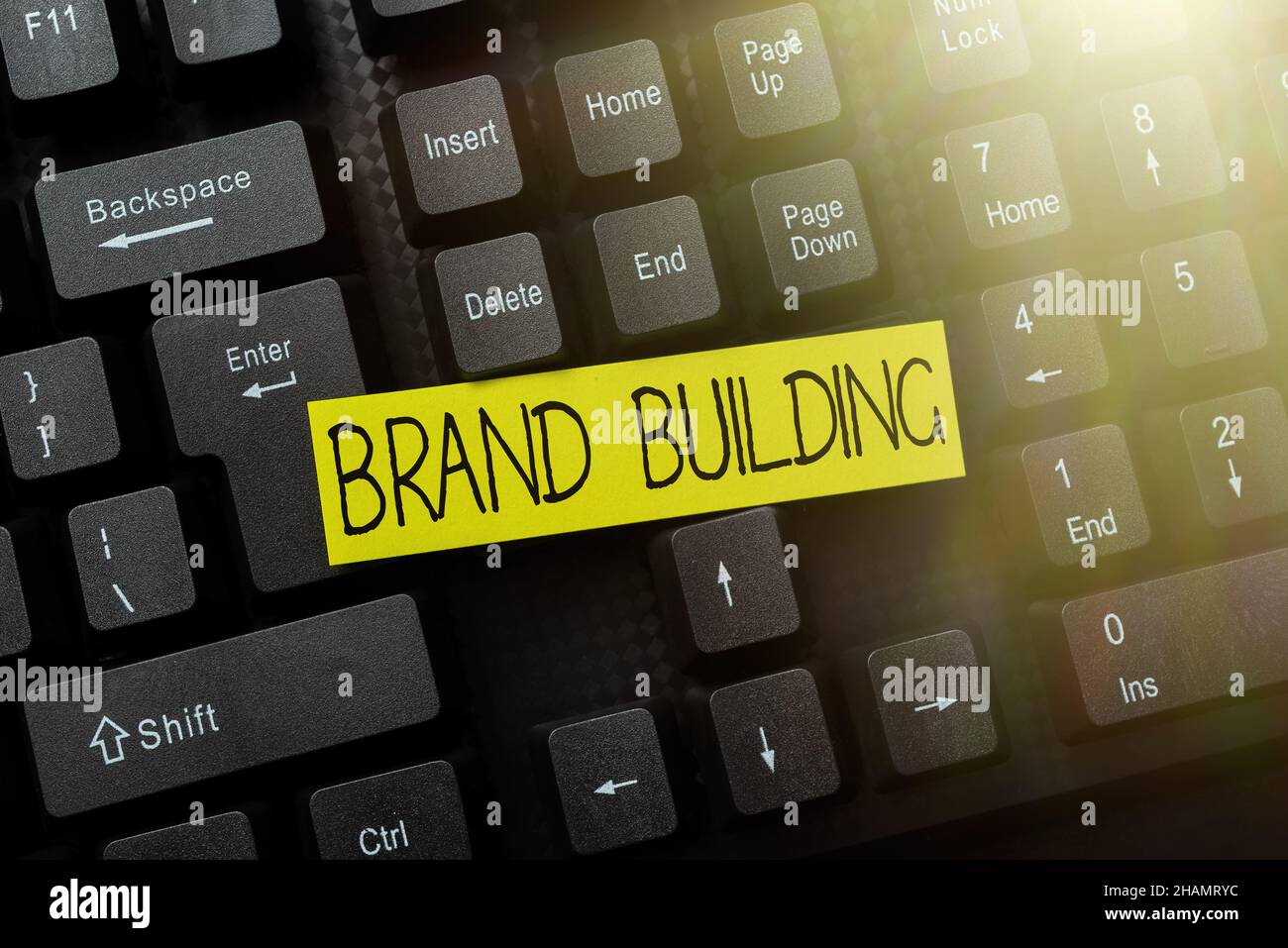 Conceptual caption Brand Building. Concept meaning boosting customer s ...