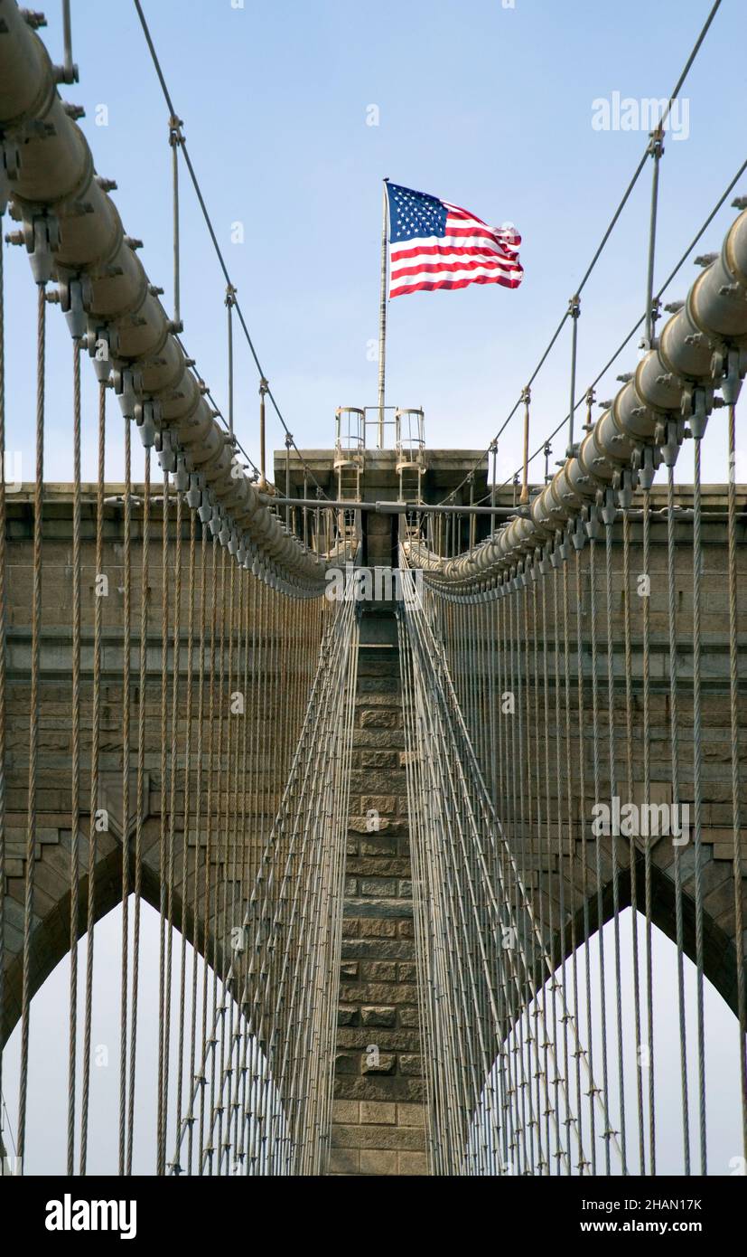 Brooklyn suspension bridge hi-res stock photography and images - Alamy