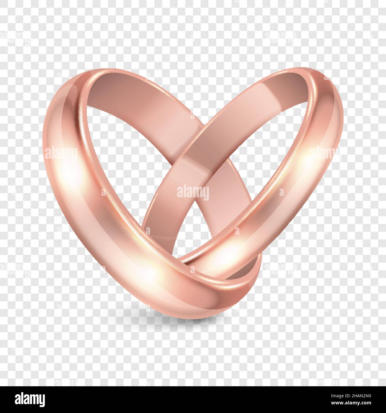 Closeup two golden ring Stock Vector Images - Alamy
