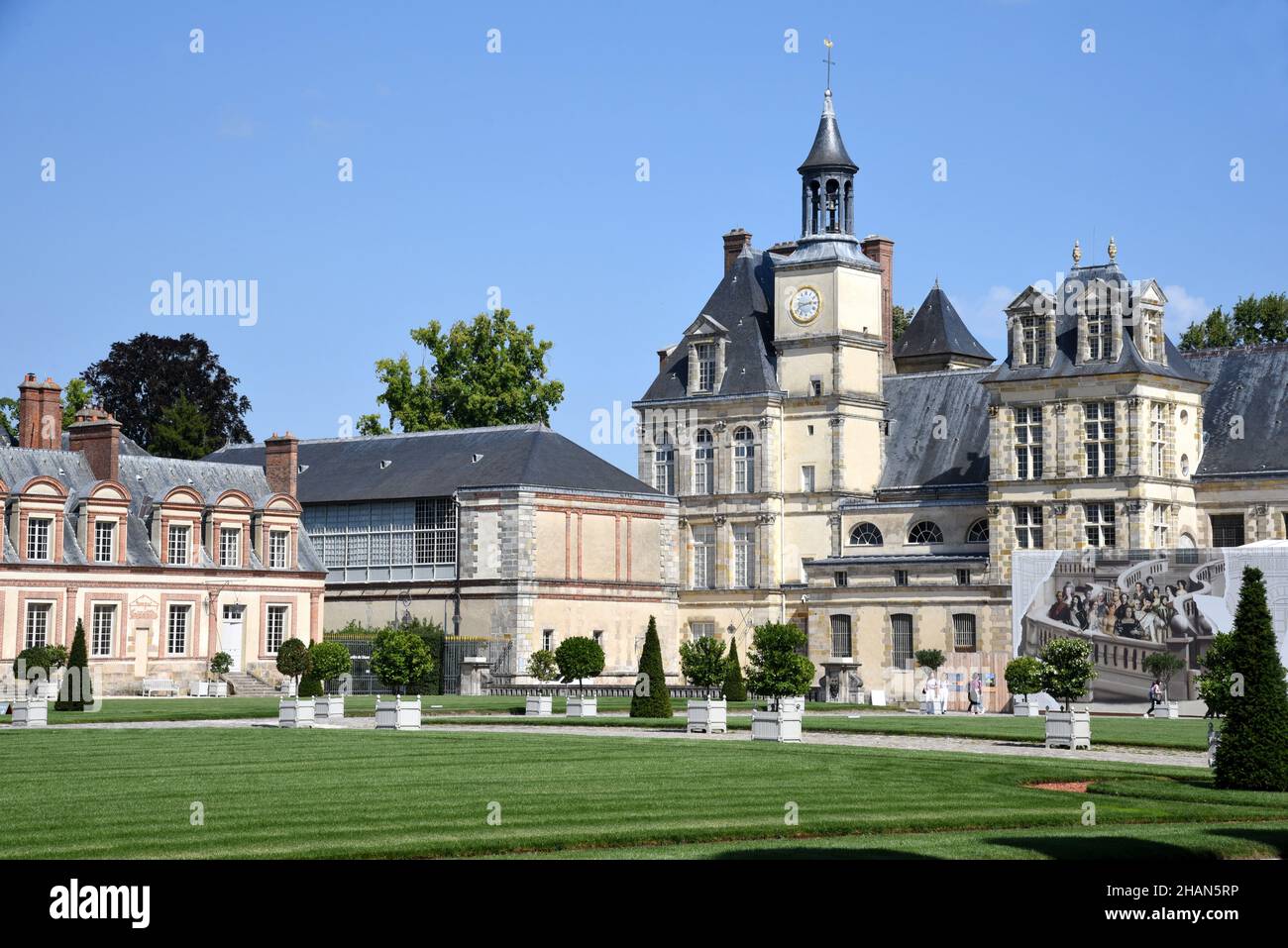 Chateau de Fontainebleau, building registered as a National Historic ...