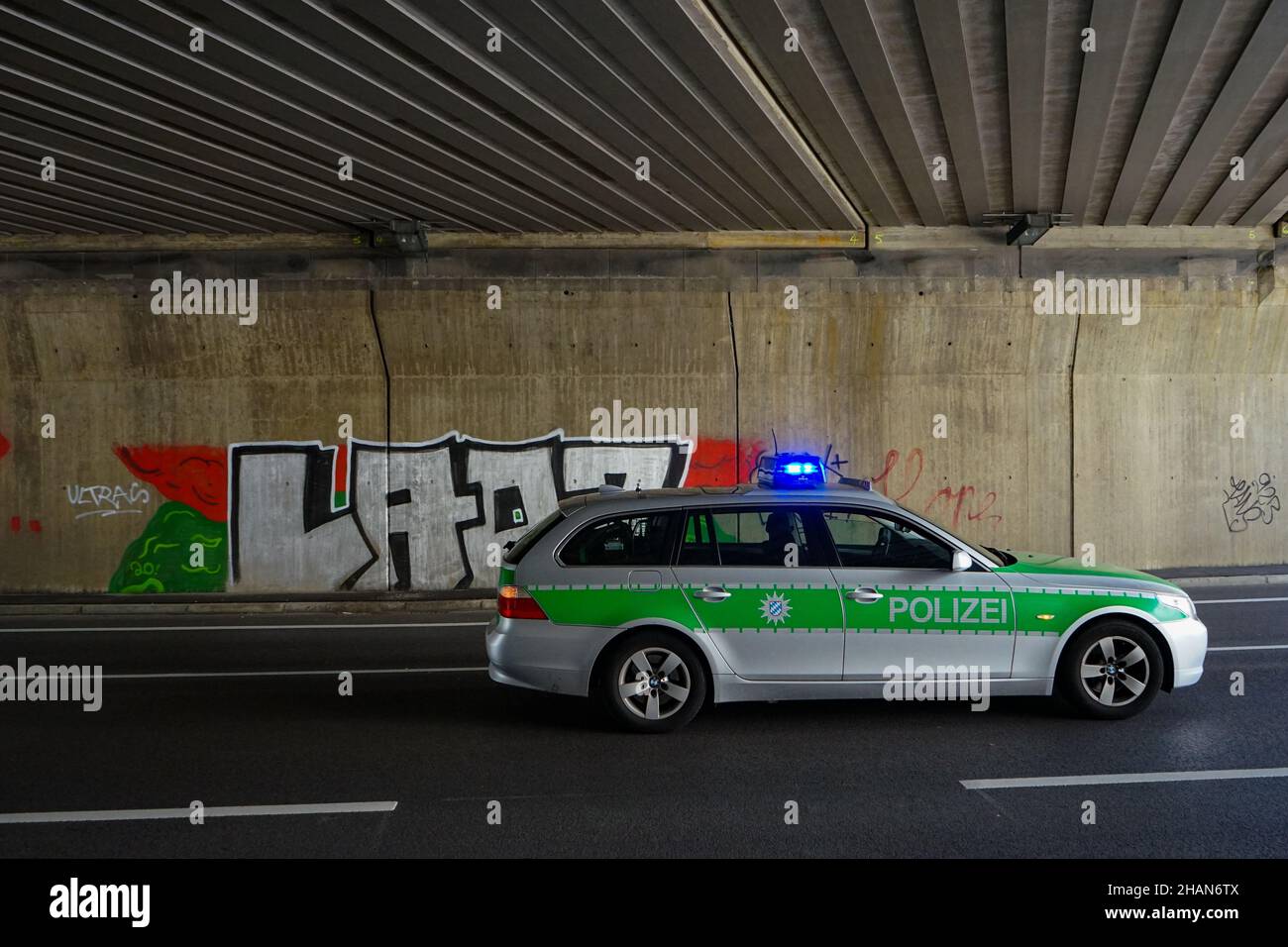 German police car hi-res stock photography and images - Alamy