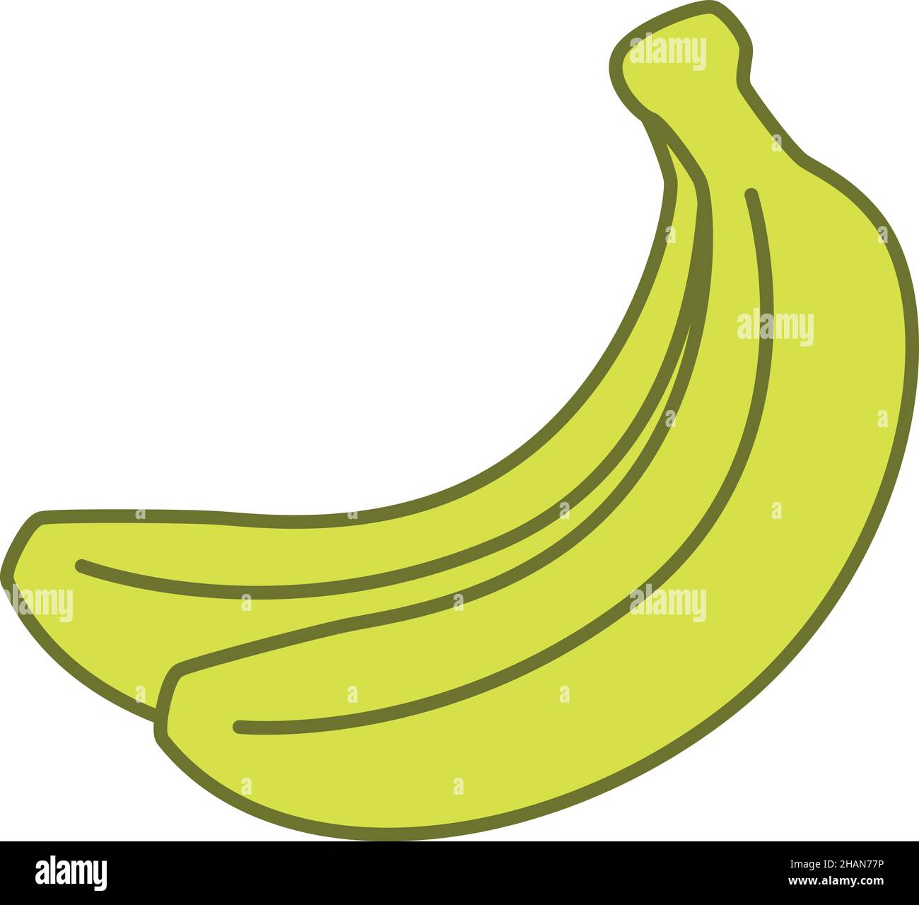 Banana Filled Outline Icon Fruit Vector Stock Vector Image & Art Alamy