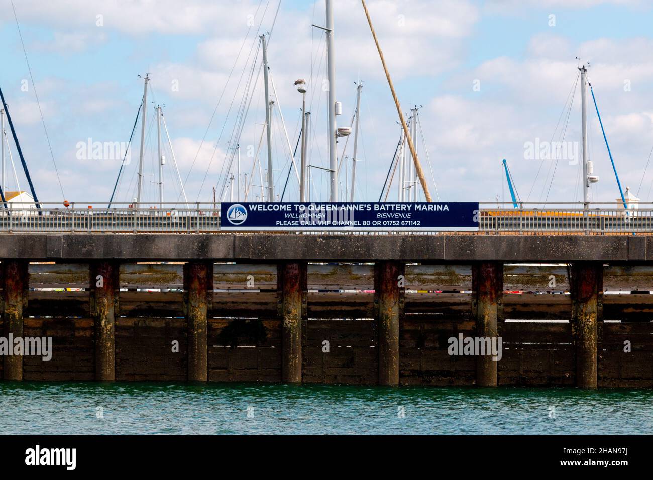 Queen Anne's Battery Marina, Plymouth, UK Stock Photo Alamy