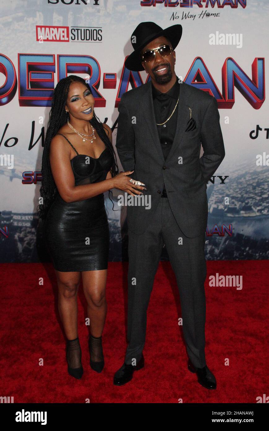 Shahidah Omar, J.B. Smoove 12/13/2021 The Los Angeles Premiere of