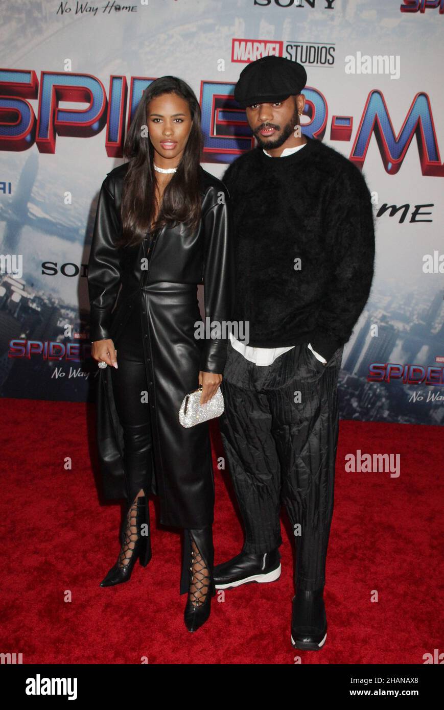 Bryson Tiller 12/13/2021 The Los Angeles Premiere of "SpiderMan No