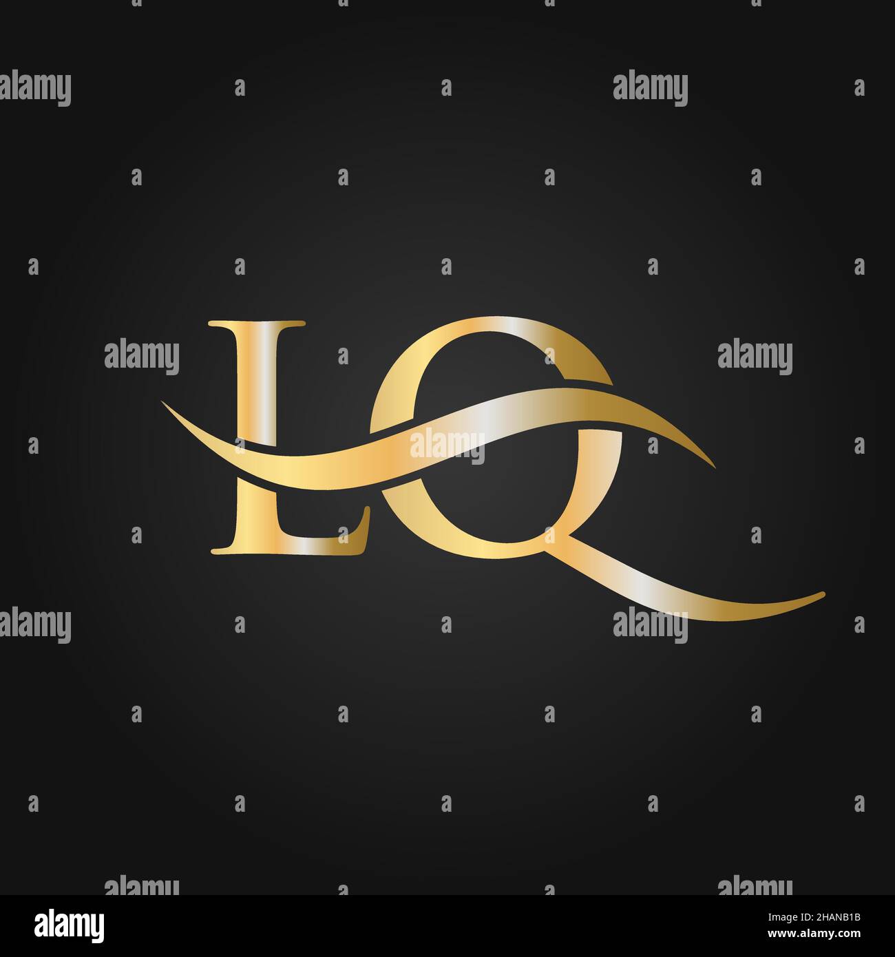 Letter LQ Logo Design Template. LQ, L Q Letter Logo Modern, Flat ...
