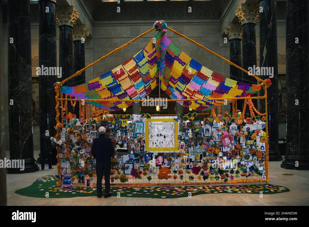 KANSAS CITY, UNITED STATES - Nov 07, 2021: The Day of the Dead at Nelson Atkins Art Museum, Kansas City, Missouri Stock Photo