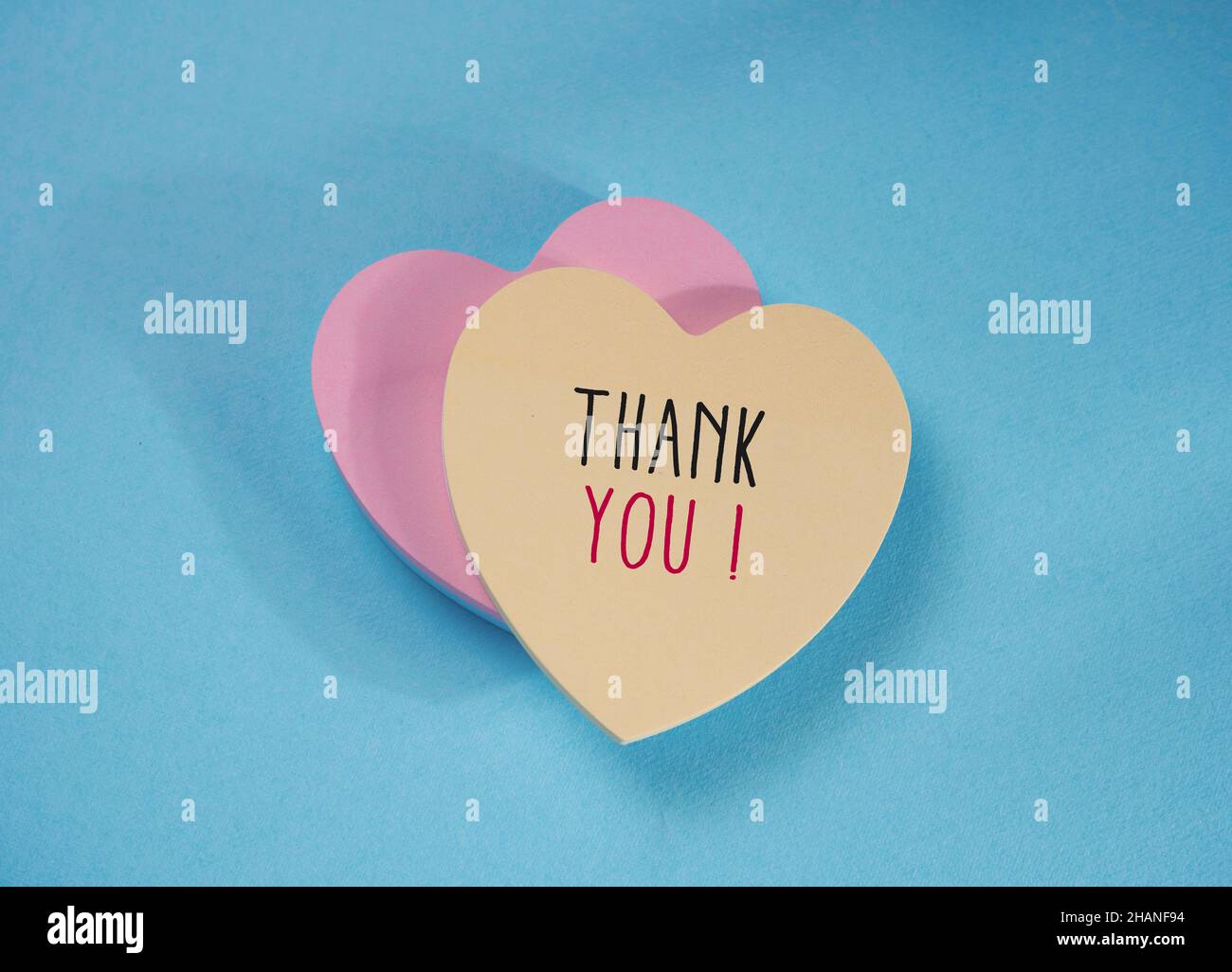 Close up of Thank You Word , Thanks Concept Idea Stock Photo - Alamy