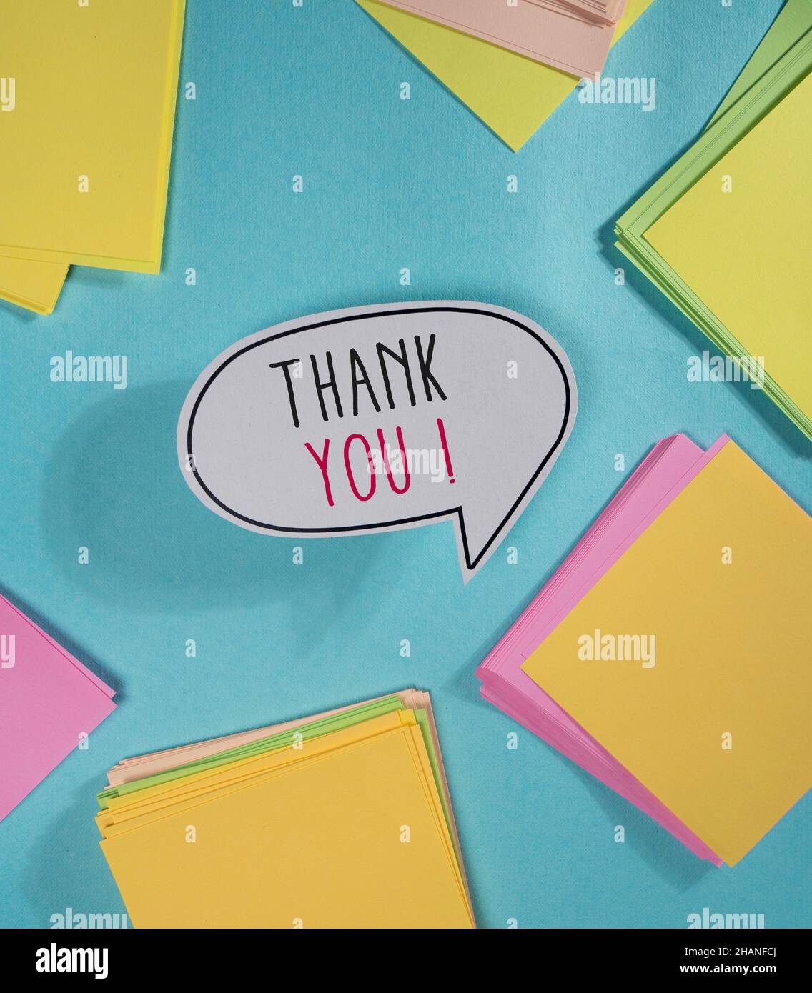 Close up of Thank You Word , Thanks Concept Idea Stock Photo - Alamy