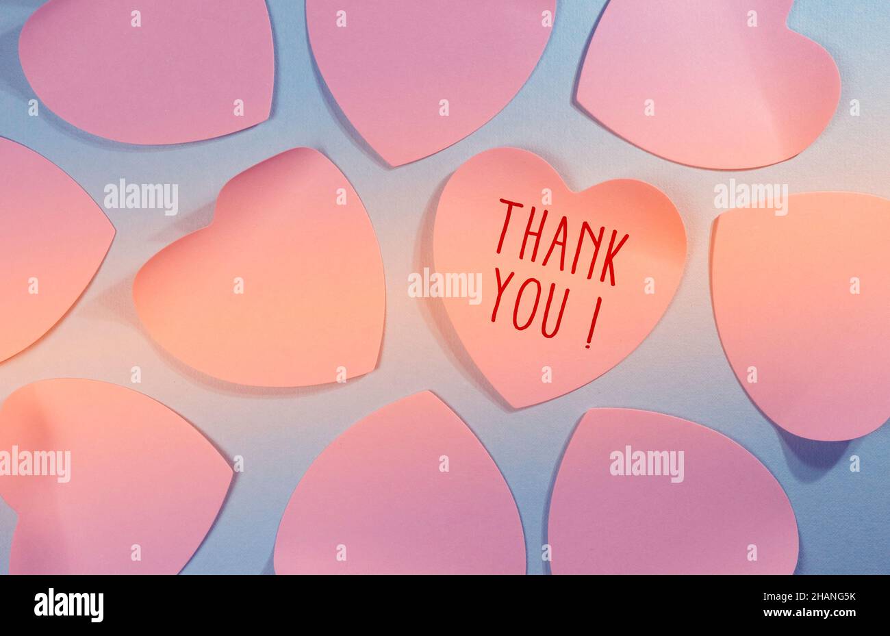 Close up of Thank You Word , Thanks Concept Idea Stock Photo - Alamy