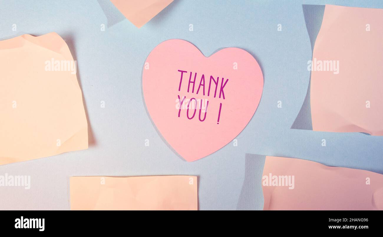 Close up of Thank You Word , Thanks Concept Idea Stock Photo - Alamy