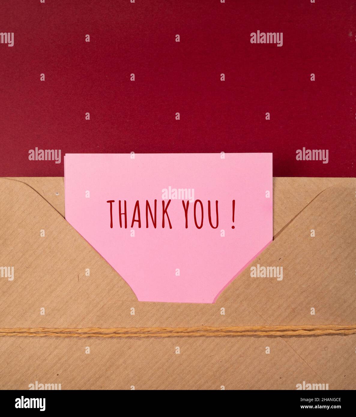 Close up of Thank You Word , Thanks Concept Idea Stock Photo - Alamy