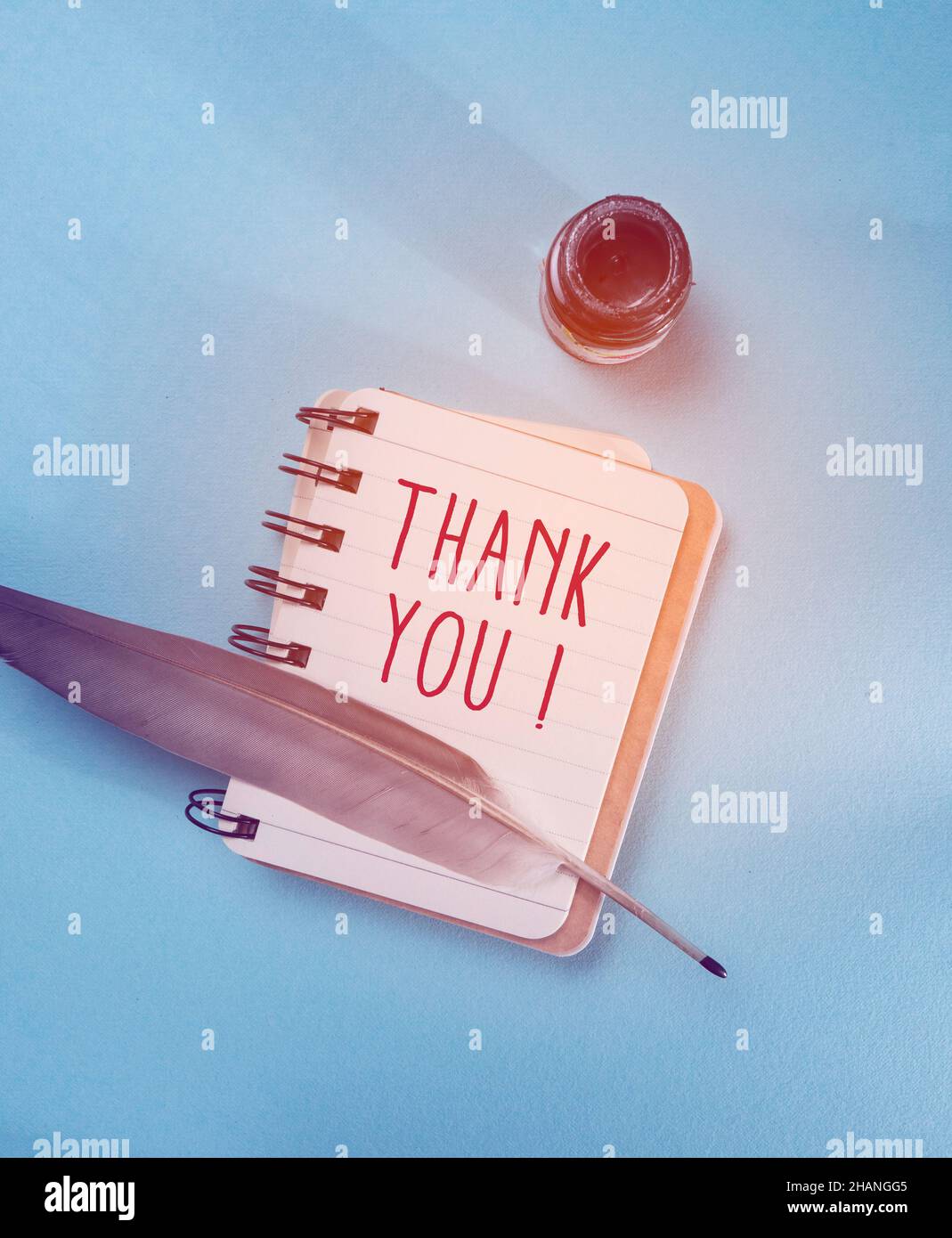 Close up of Thank You Word , Thanks Concept Idea Stock Photo - Alamy