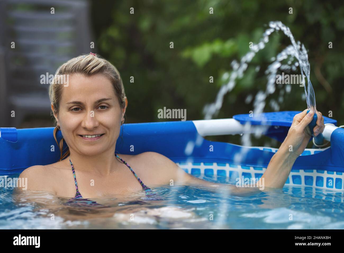 Beautiful little baby splashing water hi-res stock photography and ...