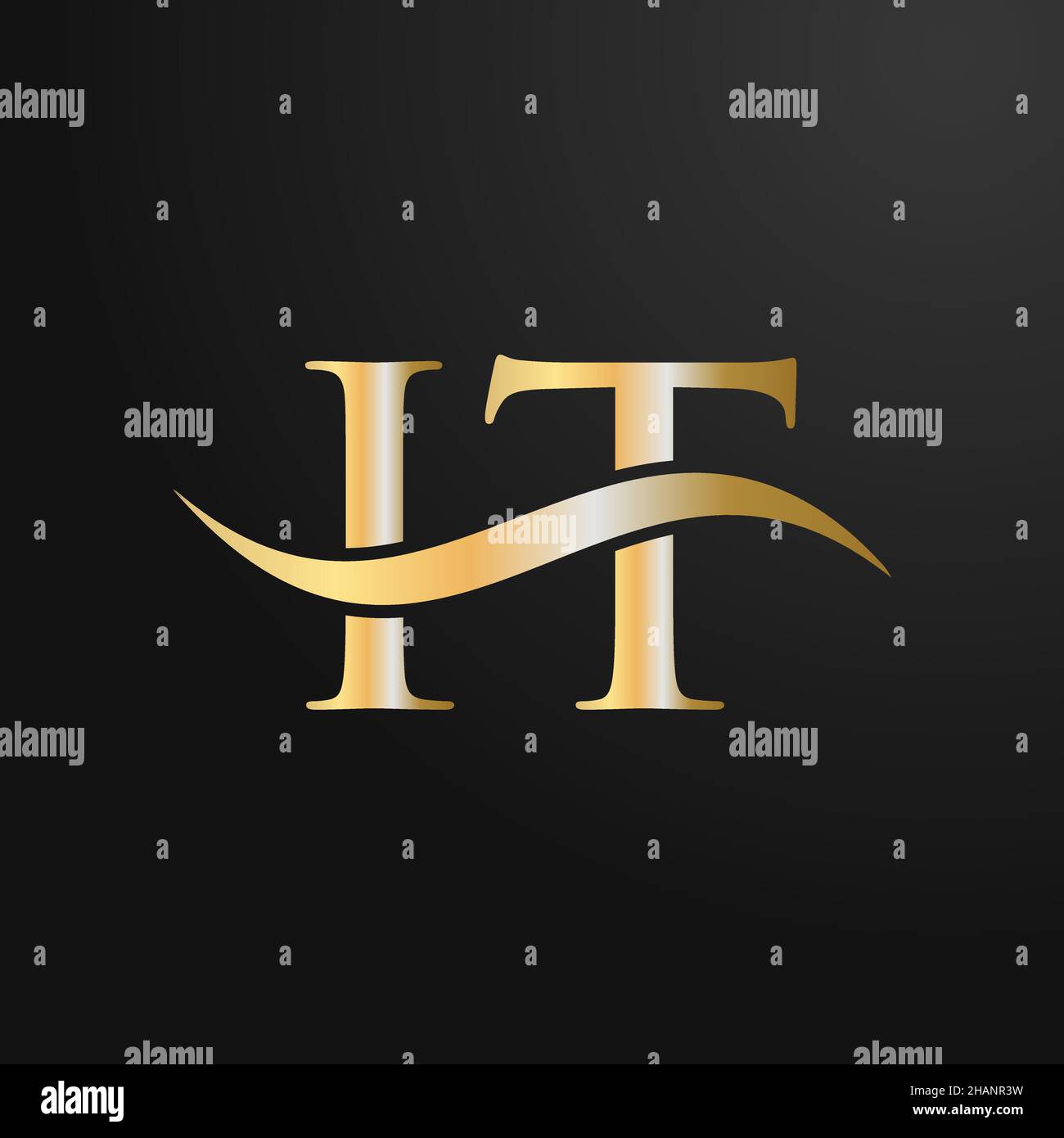 Letter IT Logo Design Template. IT, I T Letter Logo Modern, Flat ...