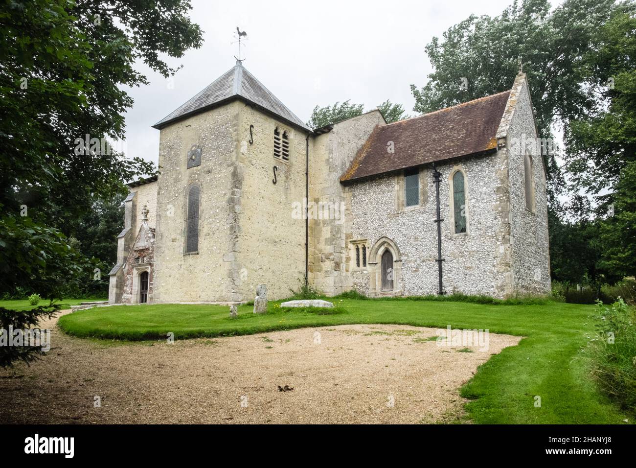 Ancient,old,Saxon,church,with,early Norman chancel arch,Church of St