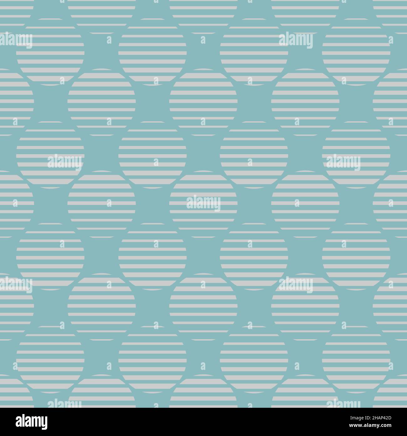 blue striped polka dots seamless vector pattern Stock Vector