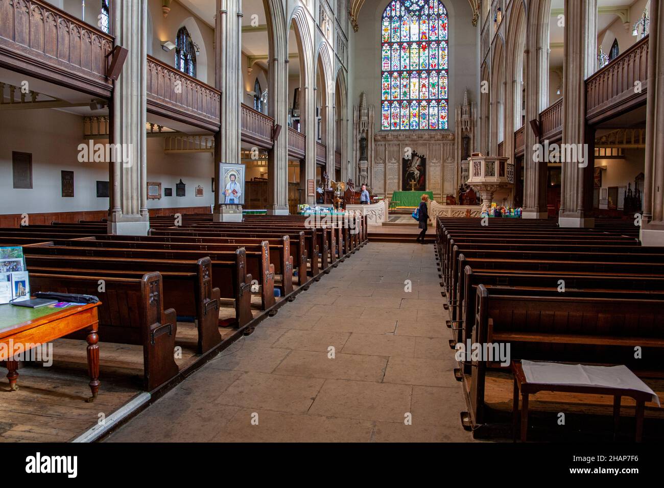Nave of St Luke's Church, Chelsea, London; designed by James Savage in
