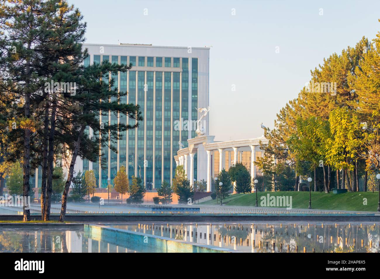 Ministry of Finance building in tashkent City of Uzbekistan Stock Photo