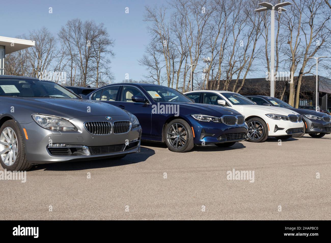 Indianapolis - Circa December 2021: BMW car dealership. BMW builds ...