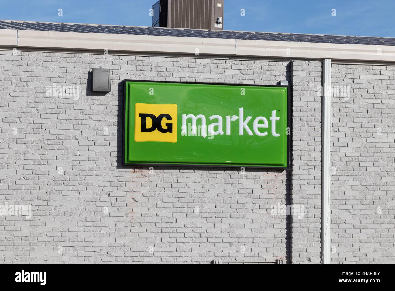 Rossville Circa December 2021 Dollar General Market location. Dollar