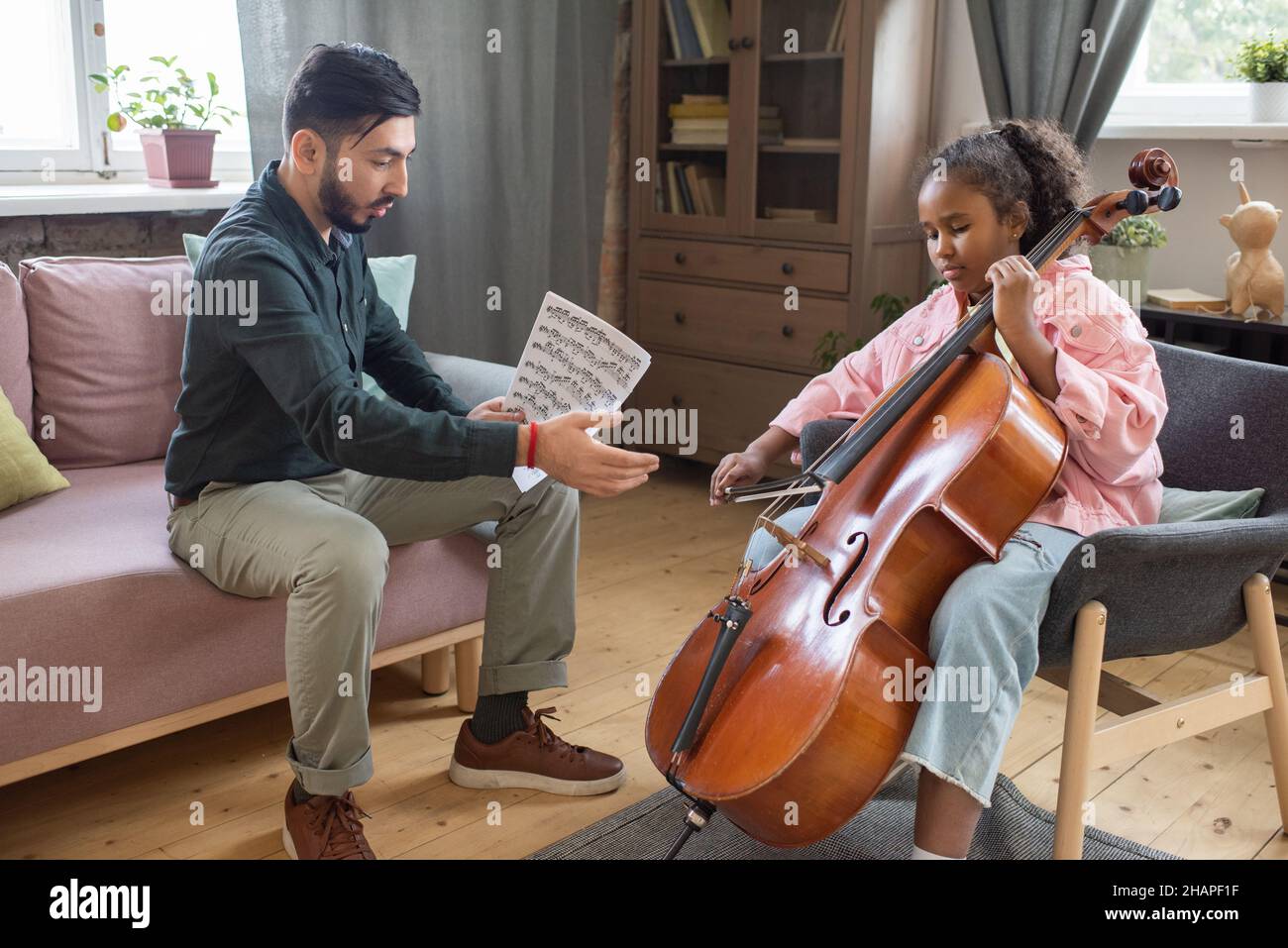 Schoolgirl with teacher hires stock photography and images Alamy