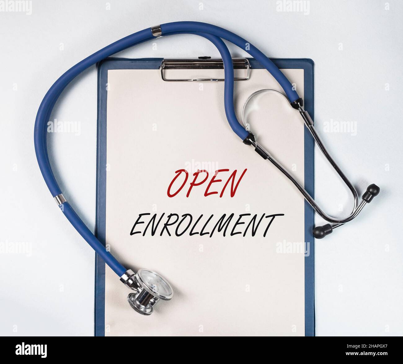Open enrollment. Medical coverage, health insurance concept Stock Photo Alamy