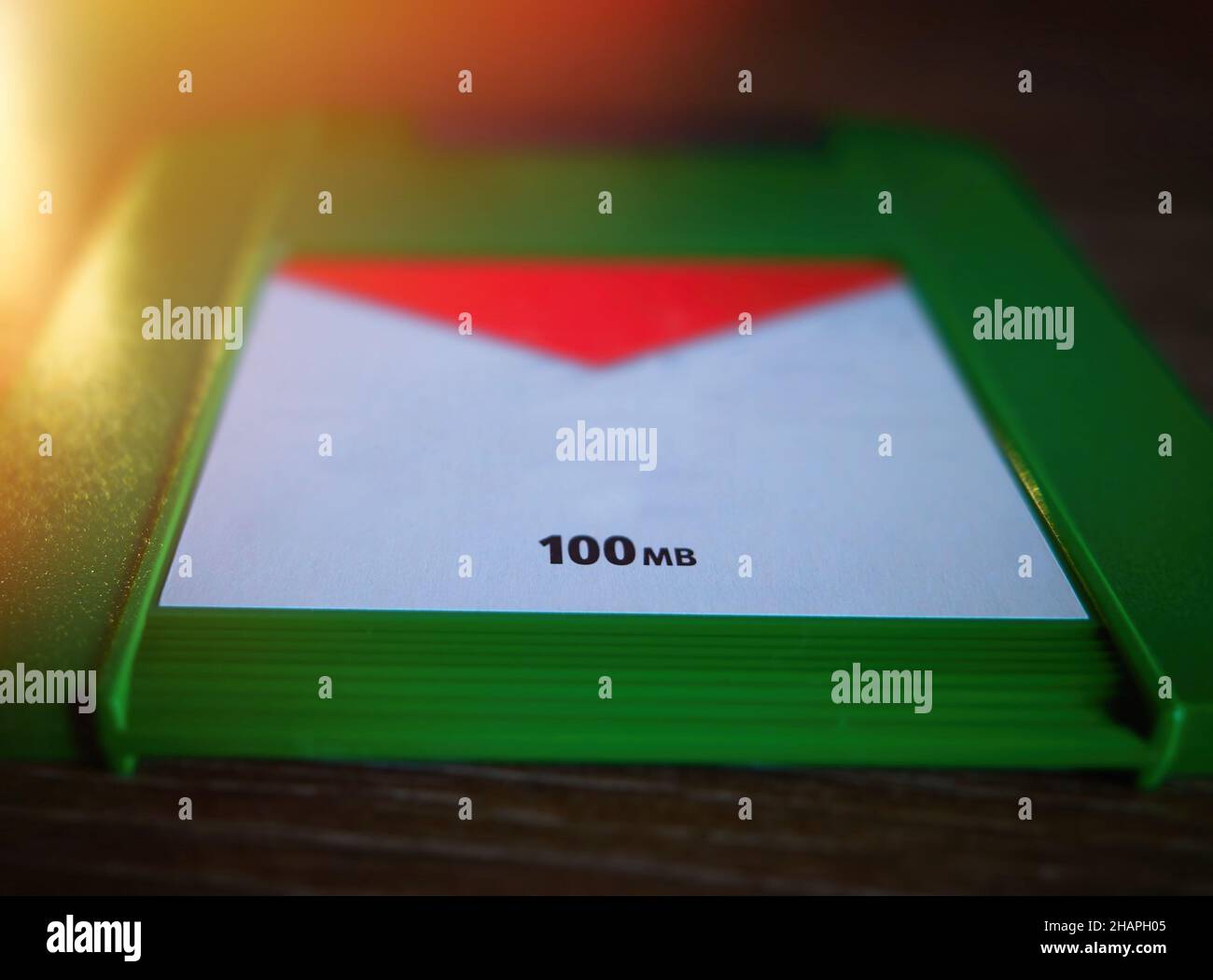 100Mb disk vintage computer storage Stock Photo Alamy