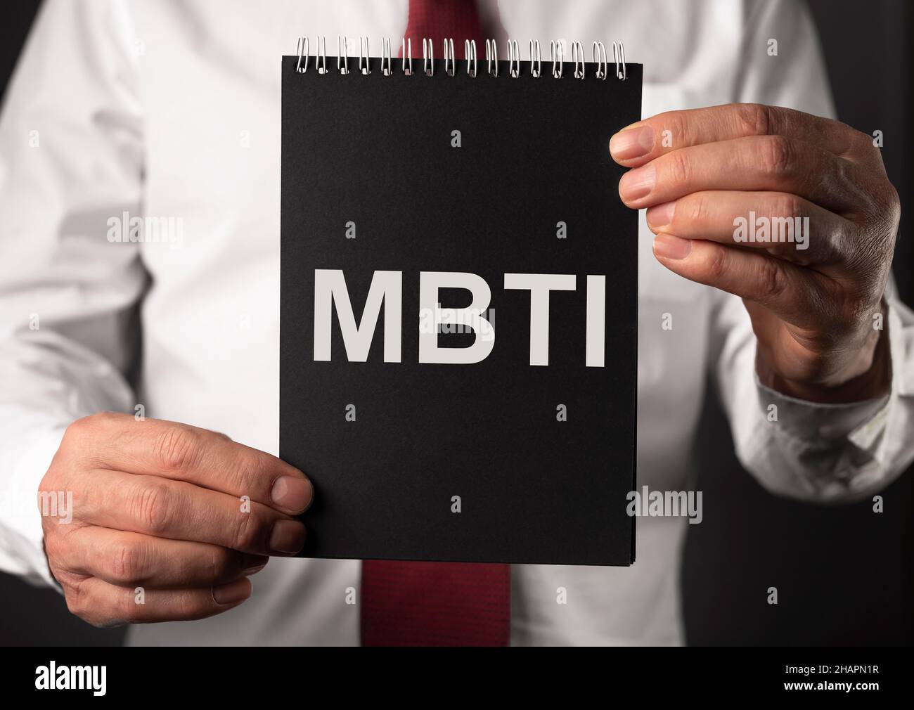 MBTI test concept. Psychology personality type. Word Stock Photo