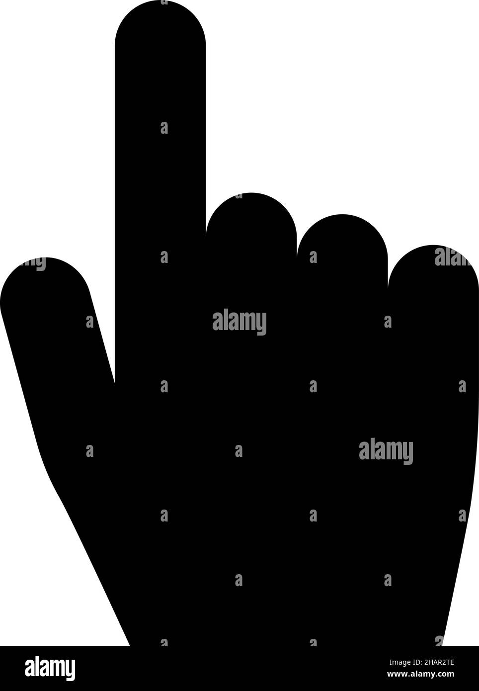 Hand finger press Black and White Stock Photos & Images - Alamy