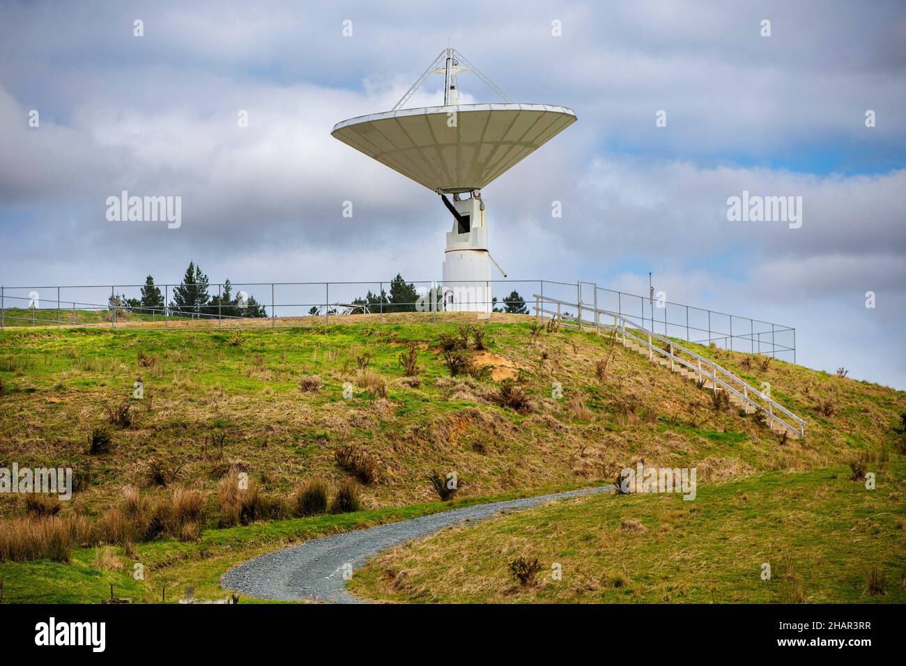 A Satellite Dish At The Warkworth Satellite Earth Station Auckland