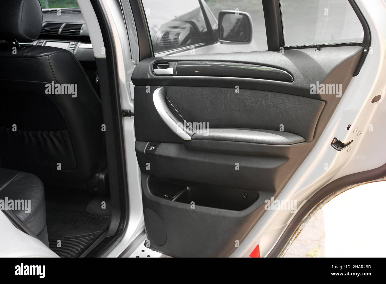 Open car doors Stock Photo Alamy