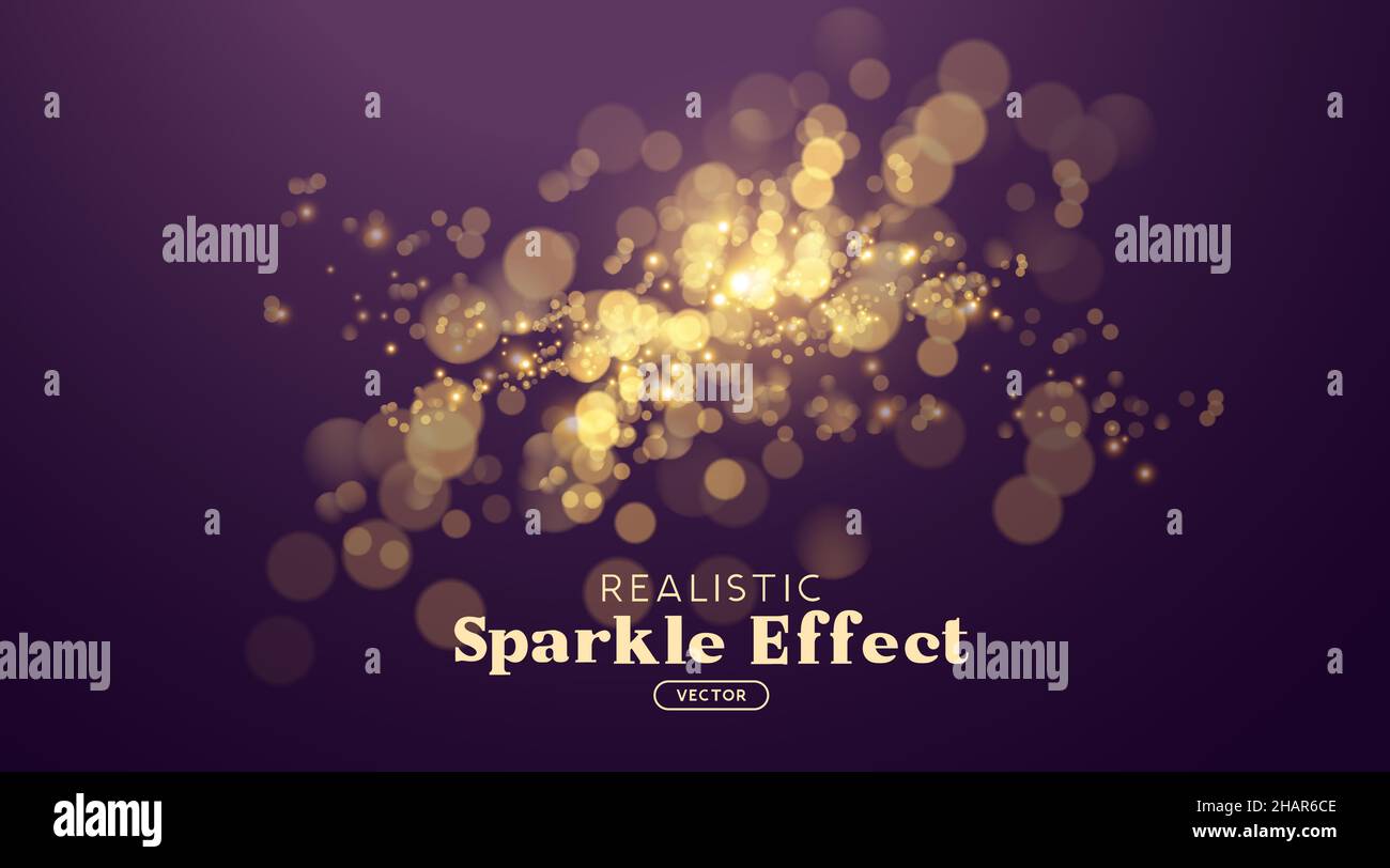 Celebrations special effect gold sparkle and glitter dust effect