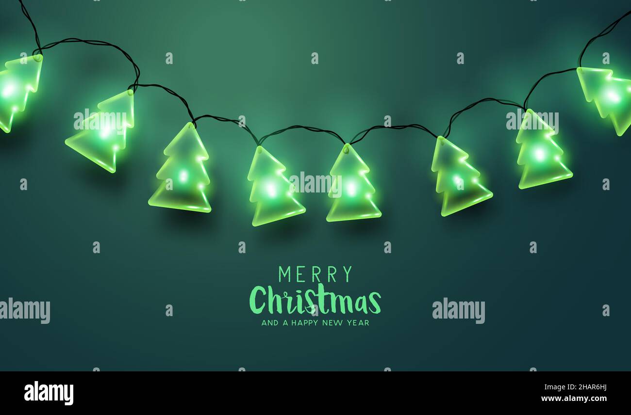 Fairy lights christmas Stock Vector Images - Alamy
