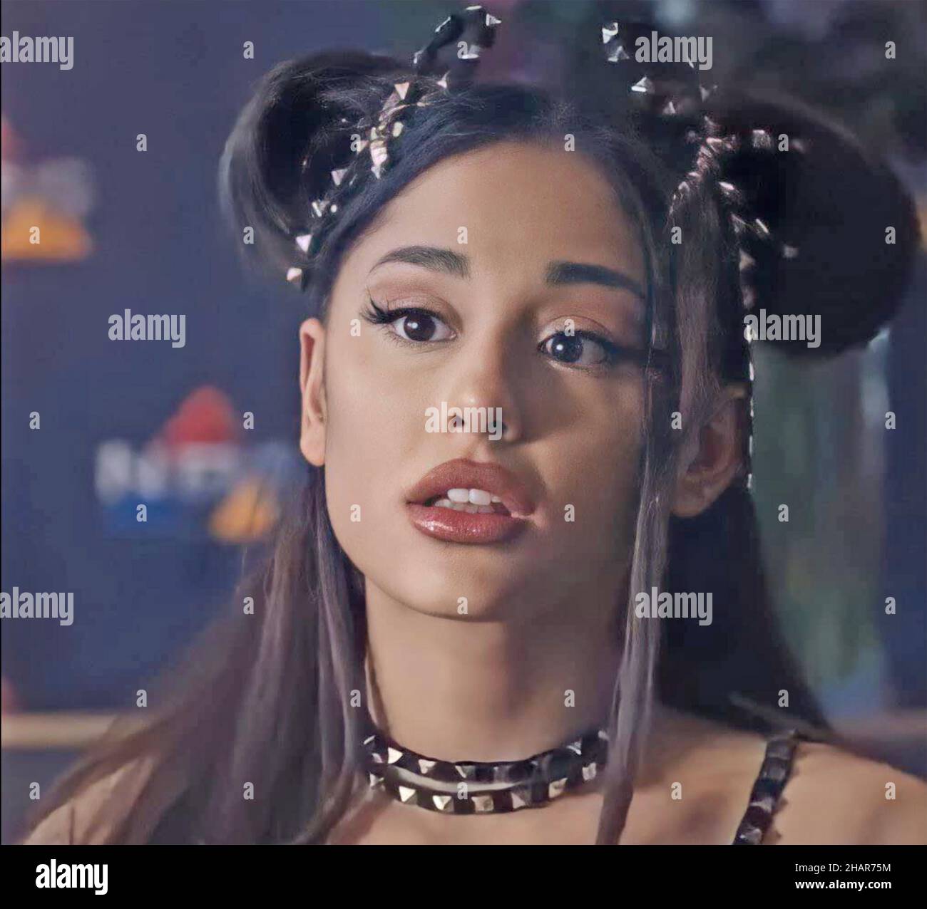 DON'T LOOK UP 2021 Netflix film with Ariana Grande as Riley Bina Stock Photo