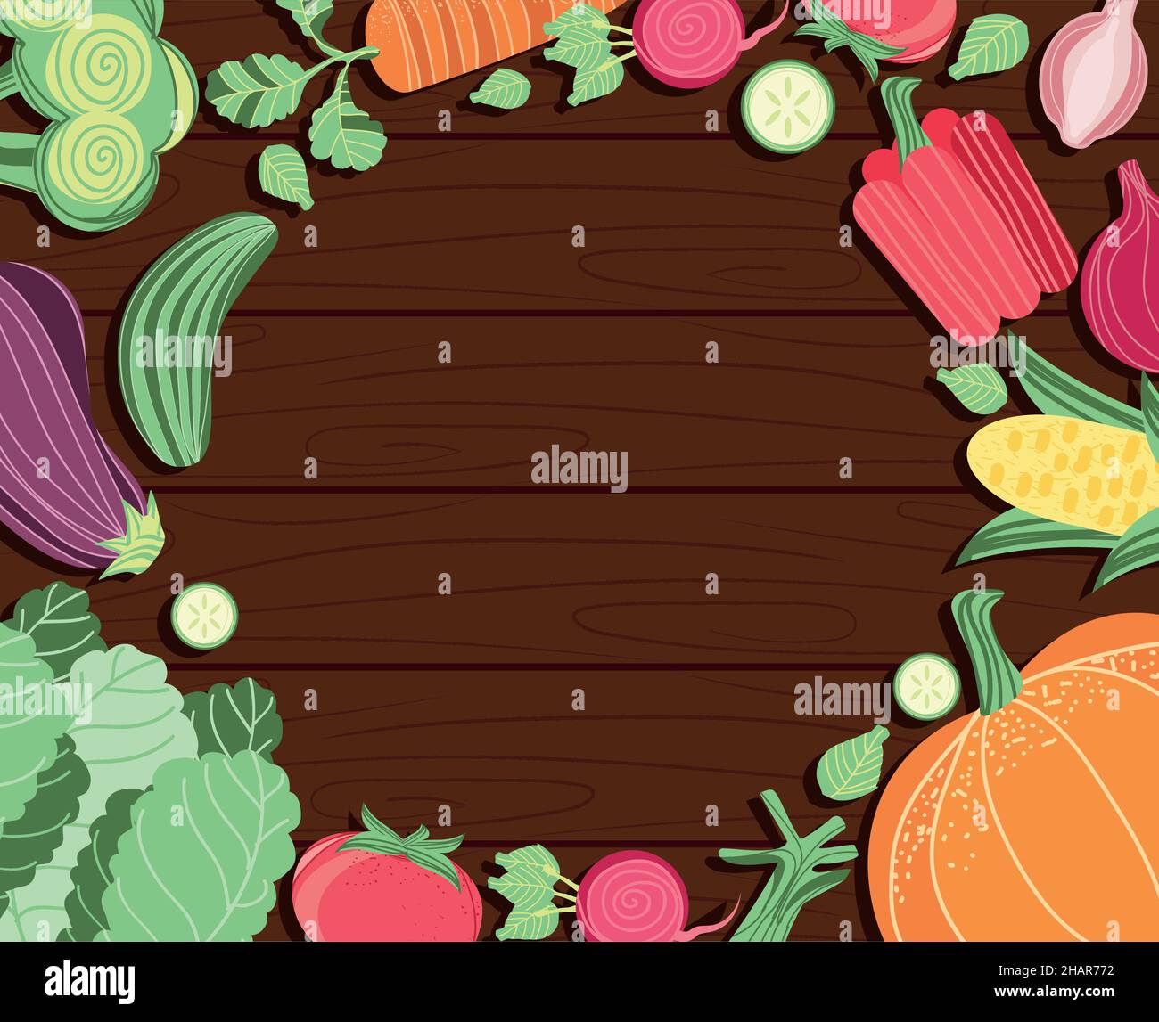 vegetables food fresh Stock Vector Image & Art - Alamy