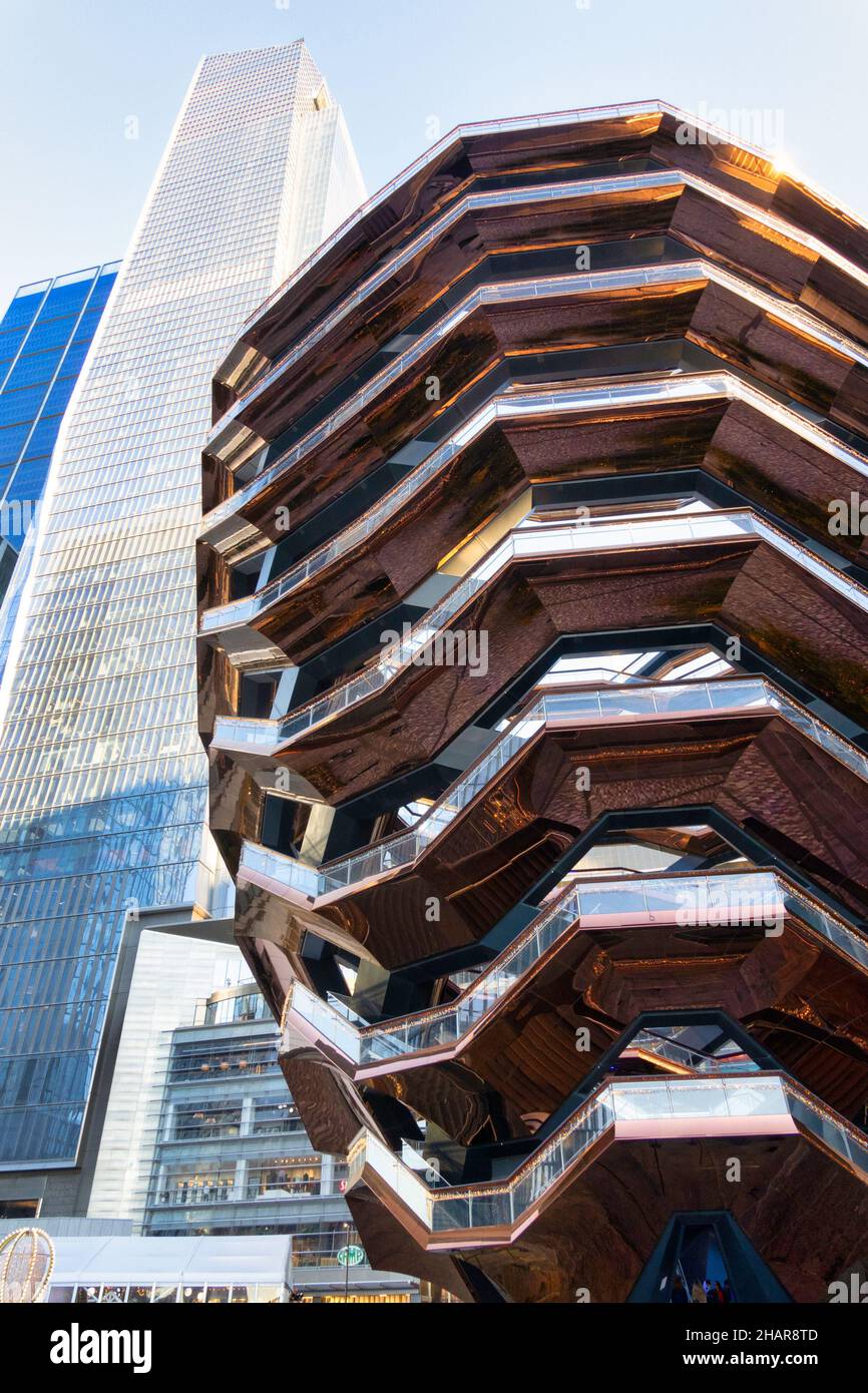 Architecture at Hudson Yards in New York City, NYC 2021 Stock Photo - Alamy