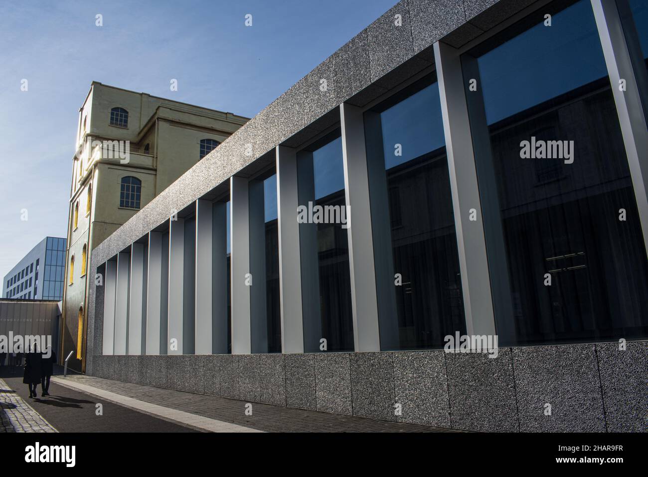 Milan, Italy The Haunted House designed by Rem Koolhaas, covered with