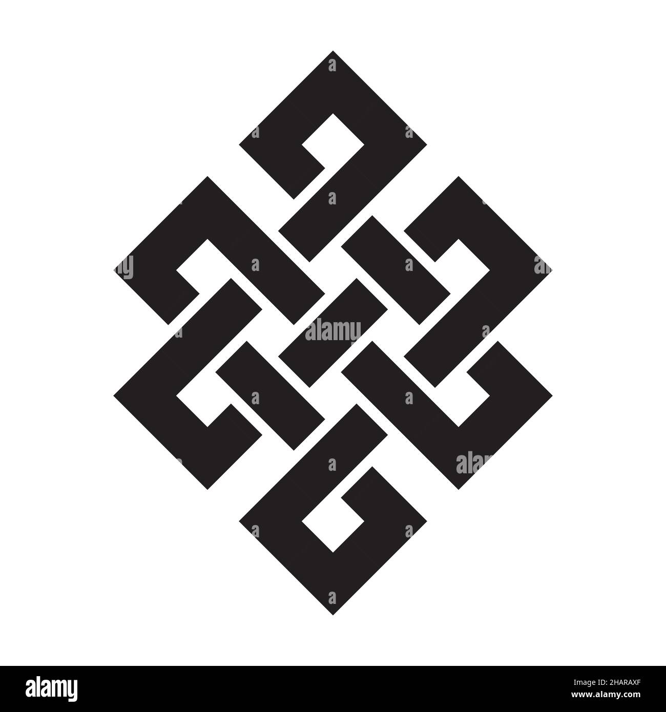 Endless knot - black vector symbol Stock Vector Image & Art - Alamy