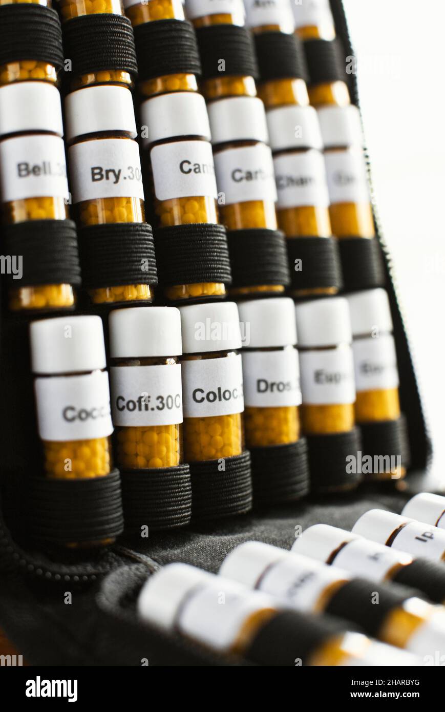 Homeopathic Medicine at Kamalaya, Koh Samui, Thailand. A case of small vials of homeopathic