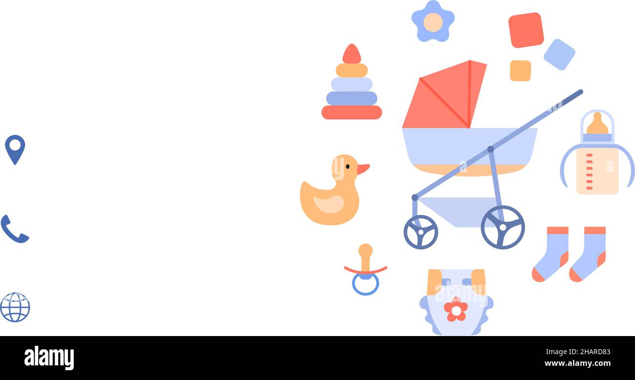 Baby store business or discount card design Stock Vector Image & Art