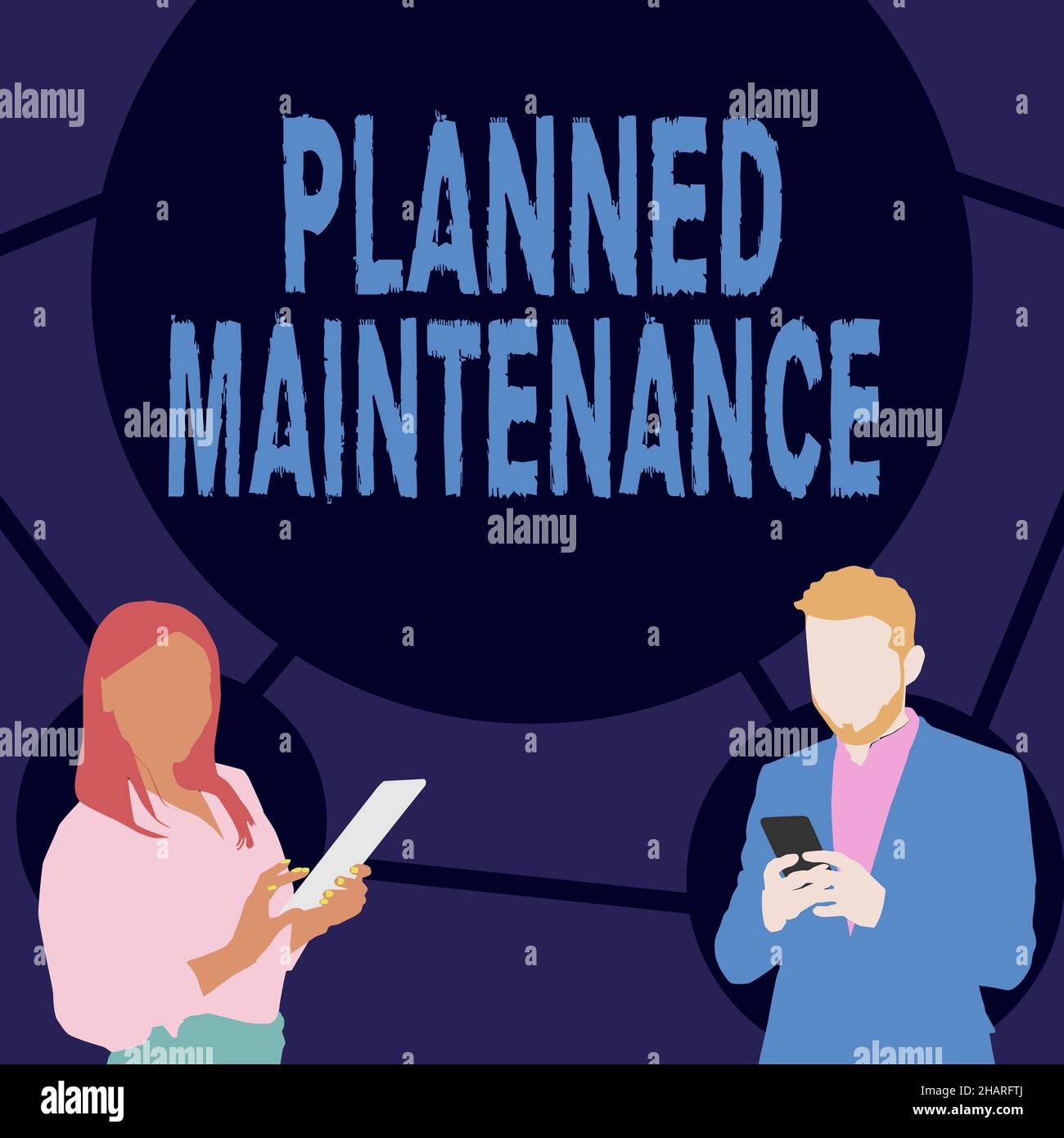 Inspiration showing sign Planned Maintenance. Concept meaning Check ups