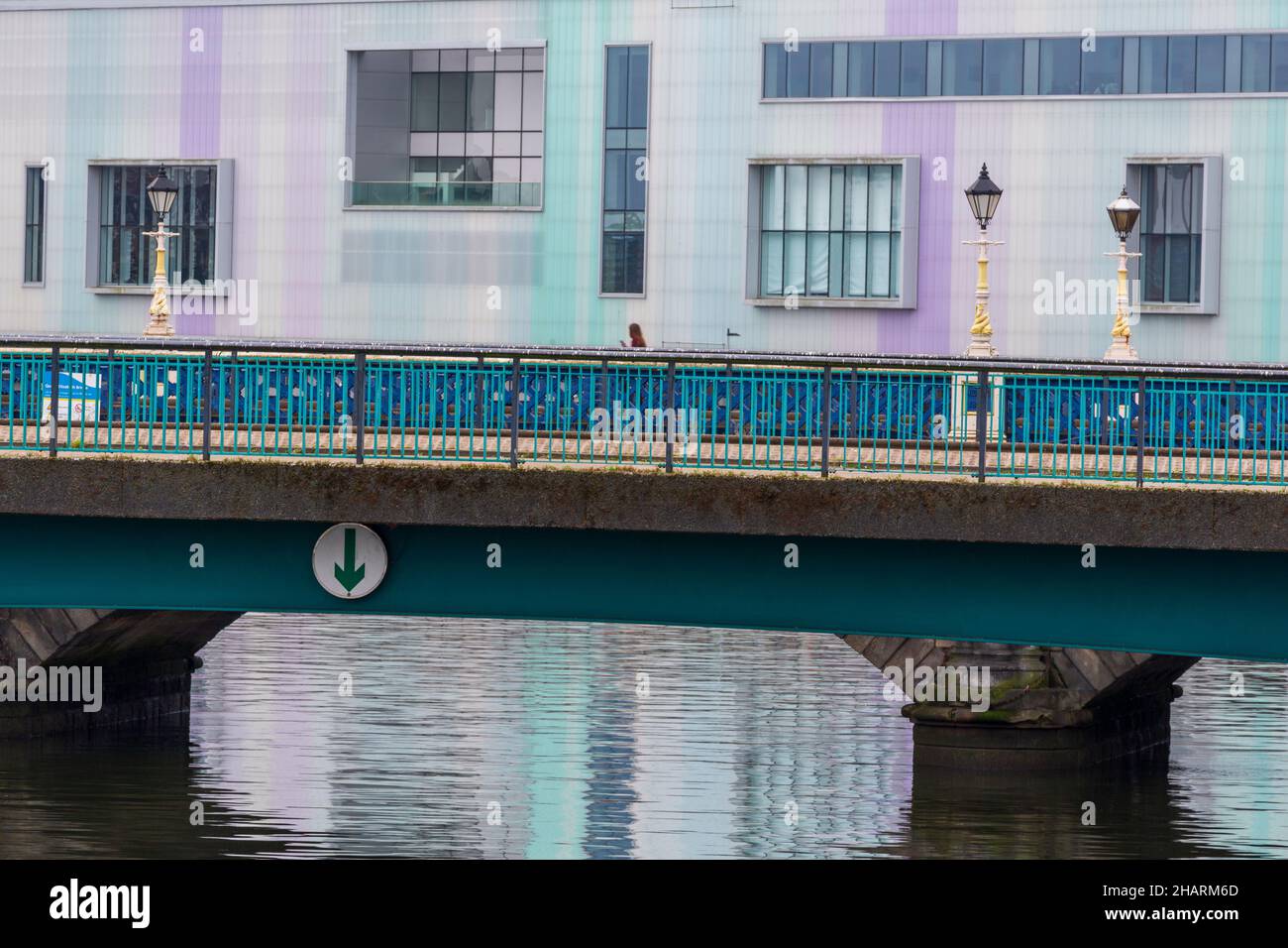 Queen Elizabeth Bridge, Belfast, County Antrim, Northern Ireland, United Kingdom Stock Photo