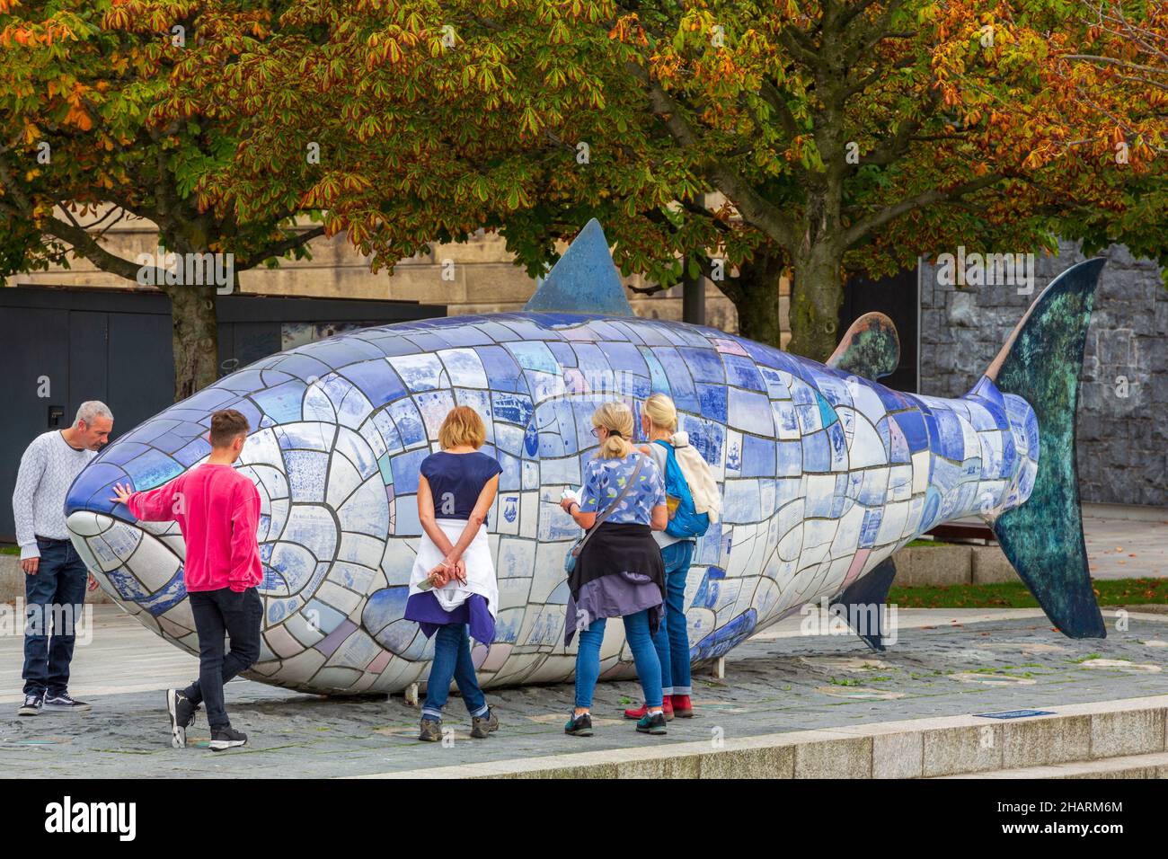 The Big Fish, Donegall Quay, Belfast, County Antrim, Northern Ireland ...